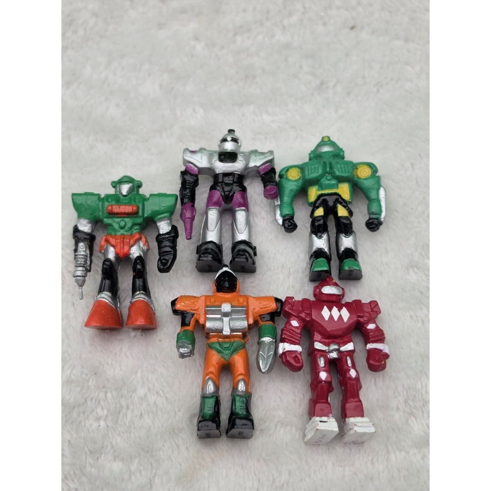 Vintage Soma Sonic Rangers Robot‎ Warriors Mini Figures Lot Of 5 China